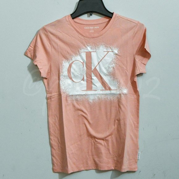 Calvin Klein® Jeans Ladies'Tee‎ PINK - Picture 1 of 3
